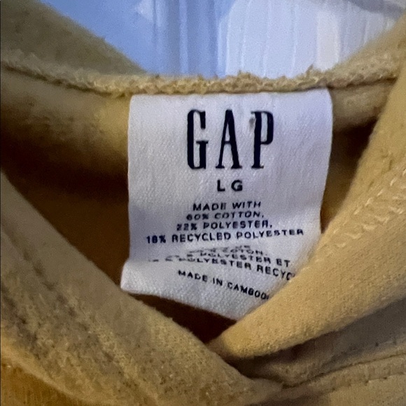 4/$20 GAP Golden Yellow Hoodie - Picture 2 of 3